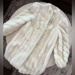 Jordache Vintage 1980’s Faux Fur Coat